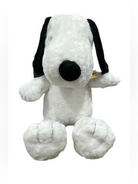 Peanuts Snoopy Plush Stuffed Animal Toy 2025 Edition Soft White & Black With Red
